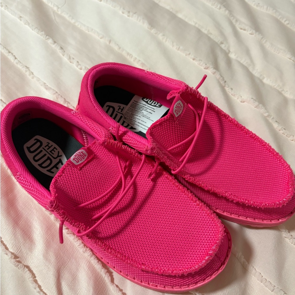 Hey Dude Pink Casual Shoes